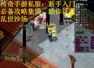 传奇手游私服：新手入门必备攻略集锦，助你征服乱世沙场