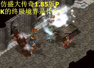 仿盛大传奇1.85版PK的终极境界是什么？